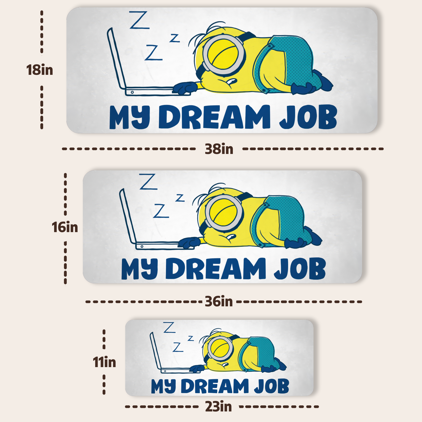 My dream job deskmat
