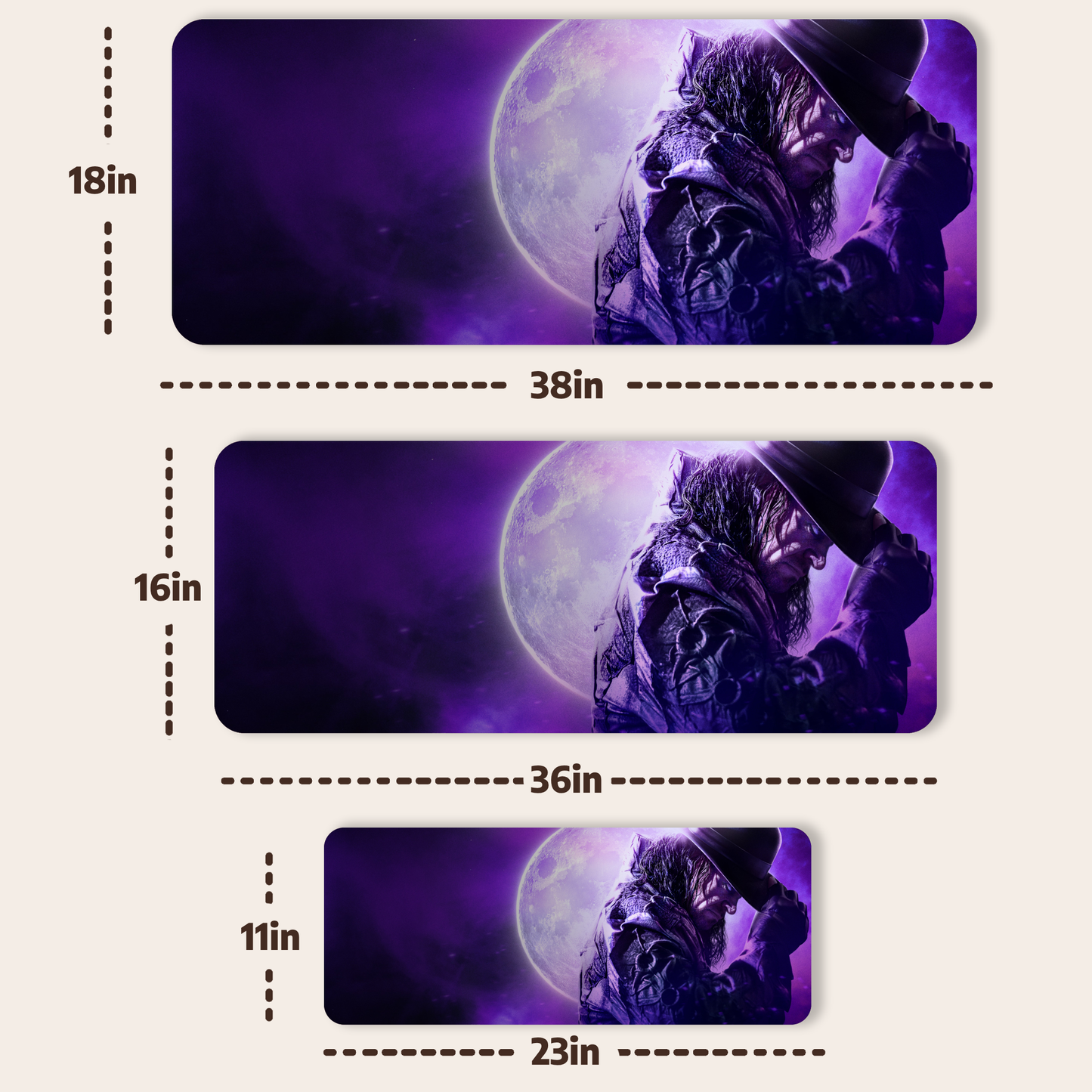 WWE undertaker deskmat