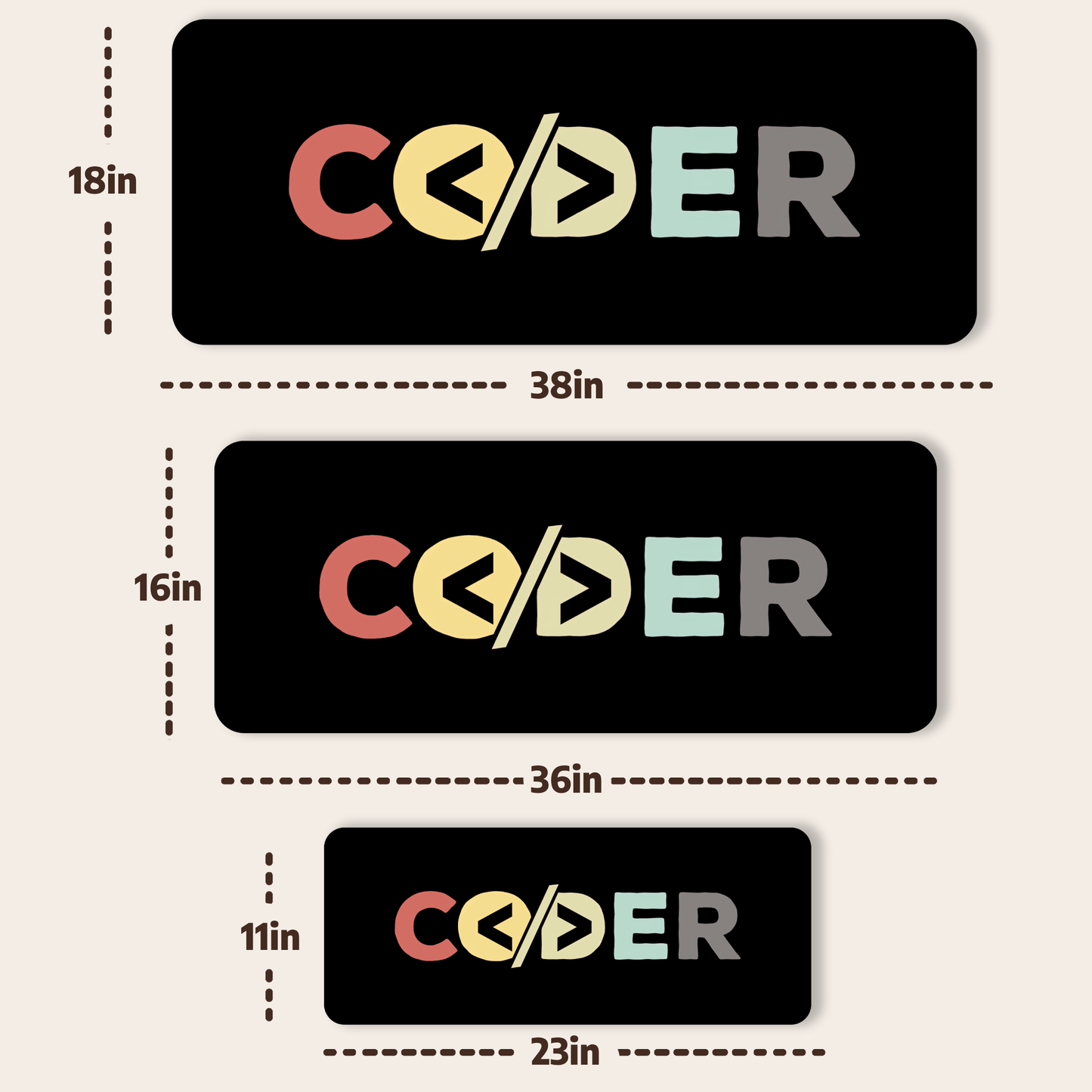 Coder Deskmat