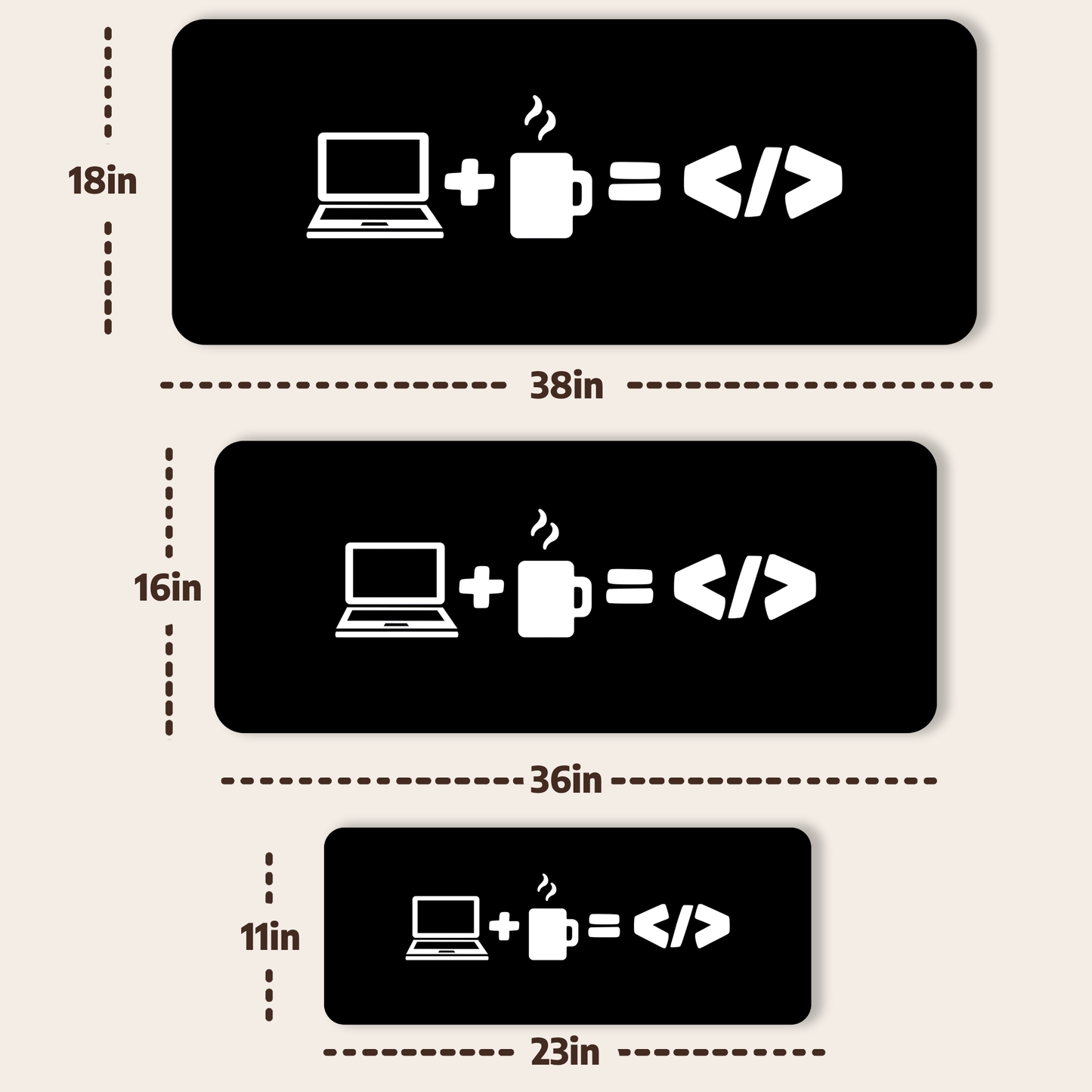 Coffee-laptop deskmat
