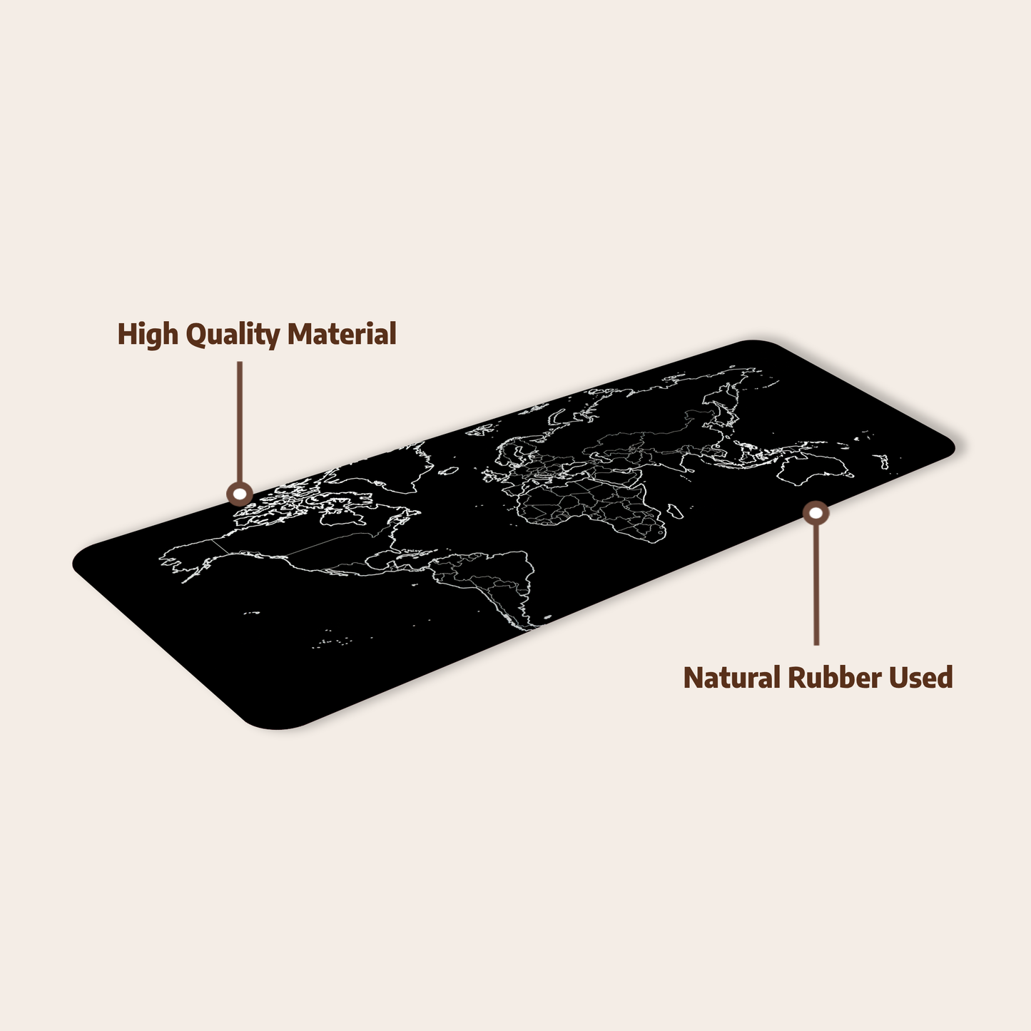 Worldmap deskmat