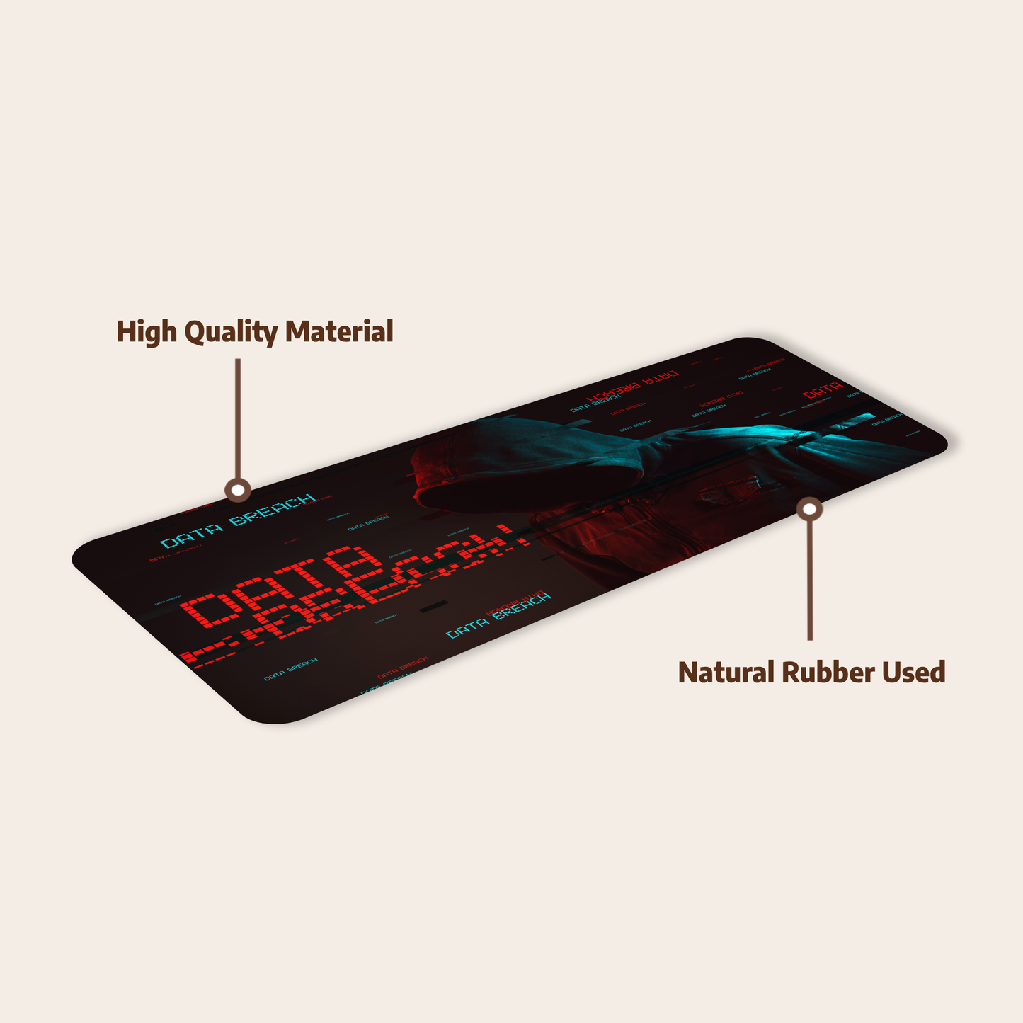 Hacker Data Breach Deskmat