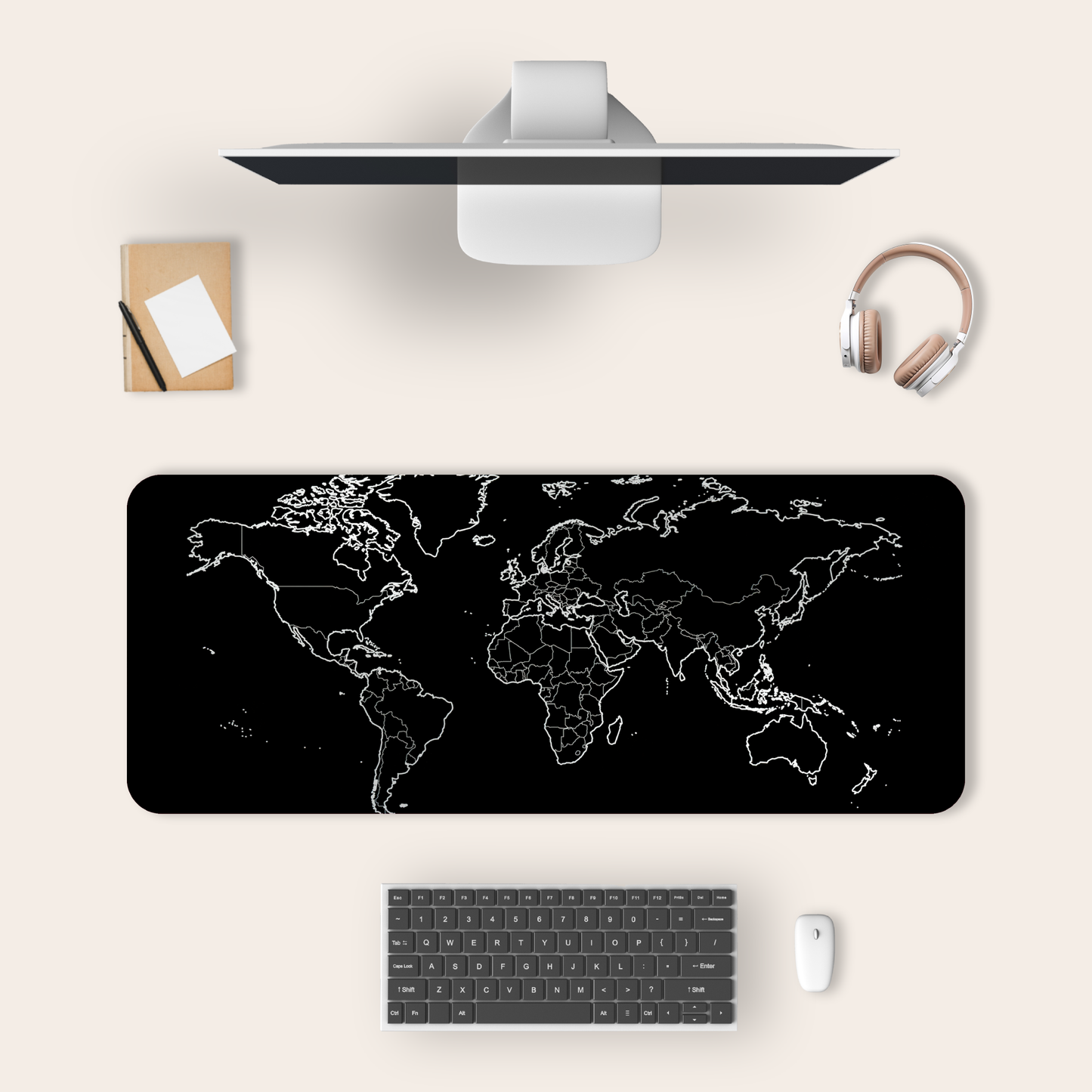 Worldmap deskmat