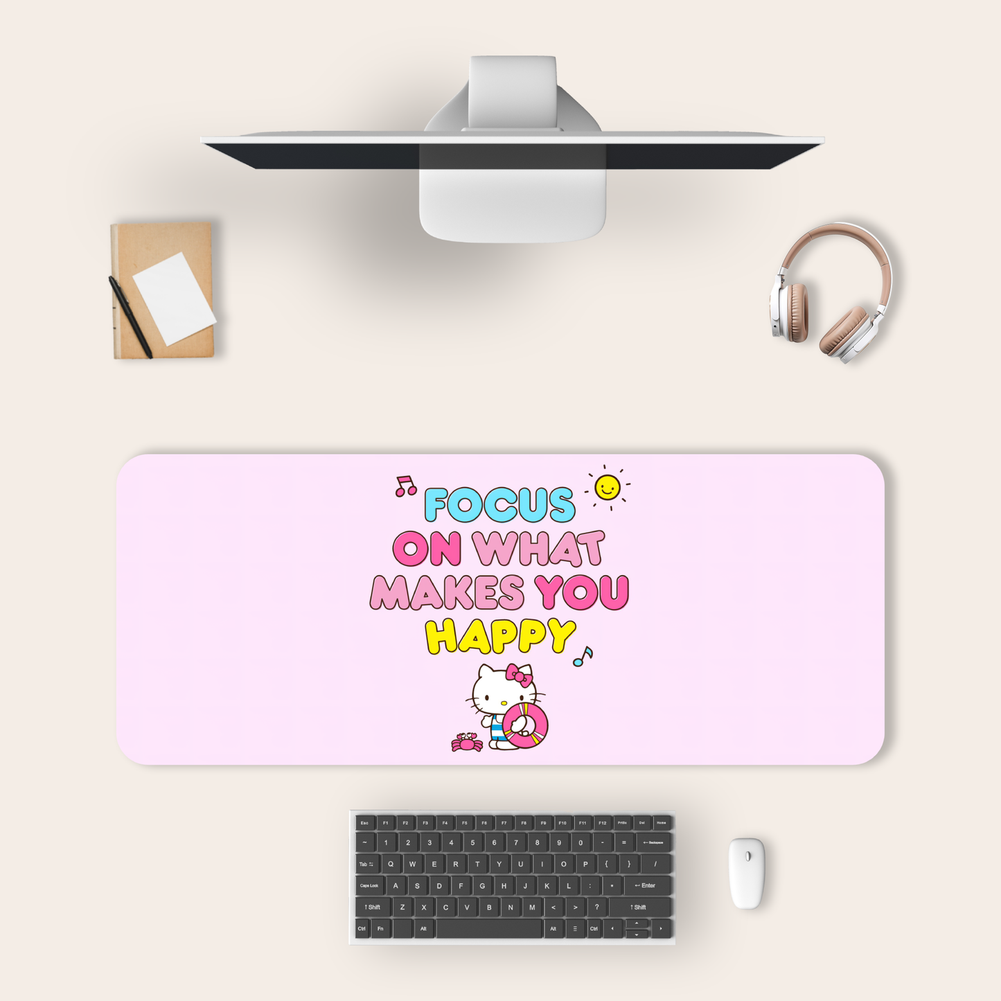 What make you happy deskmat