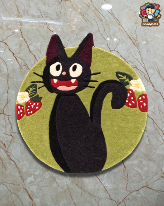Jiji Anime Cat Custom Rug