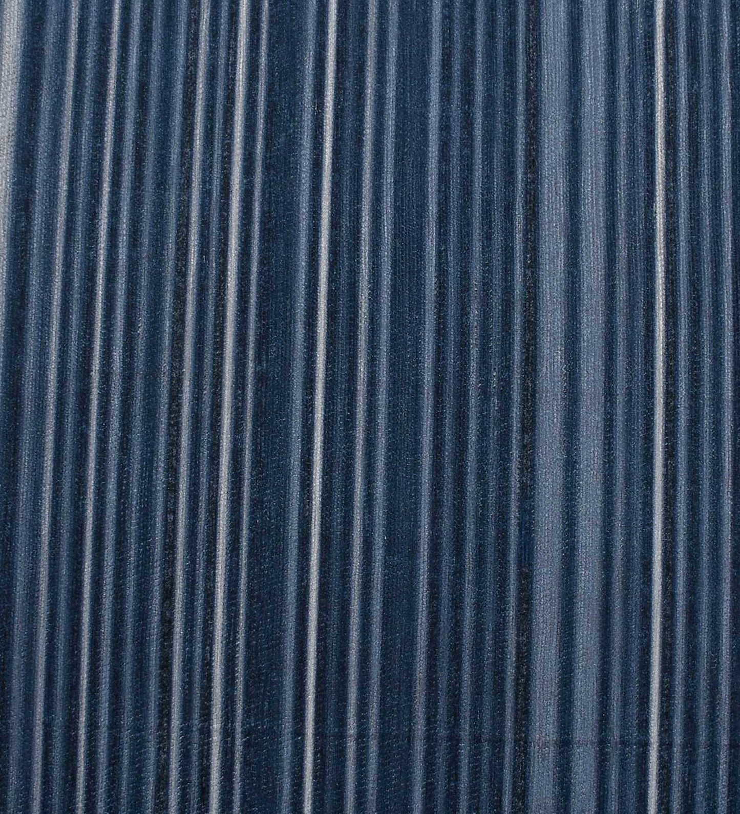 Blue Stripe Polyester Rug