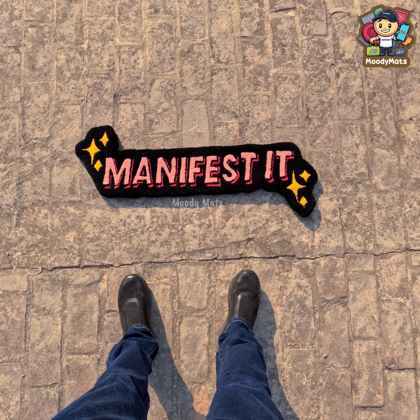 Manifest It Custom Rug