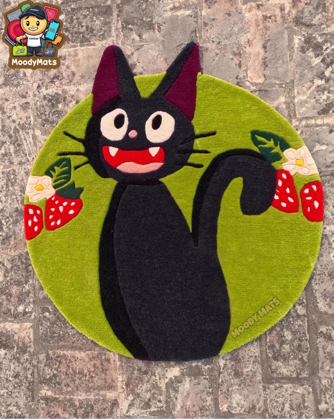 Jiji Anime Cat Custom Rug