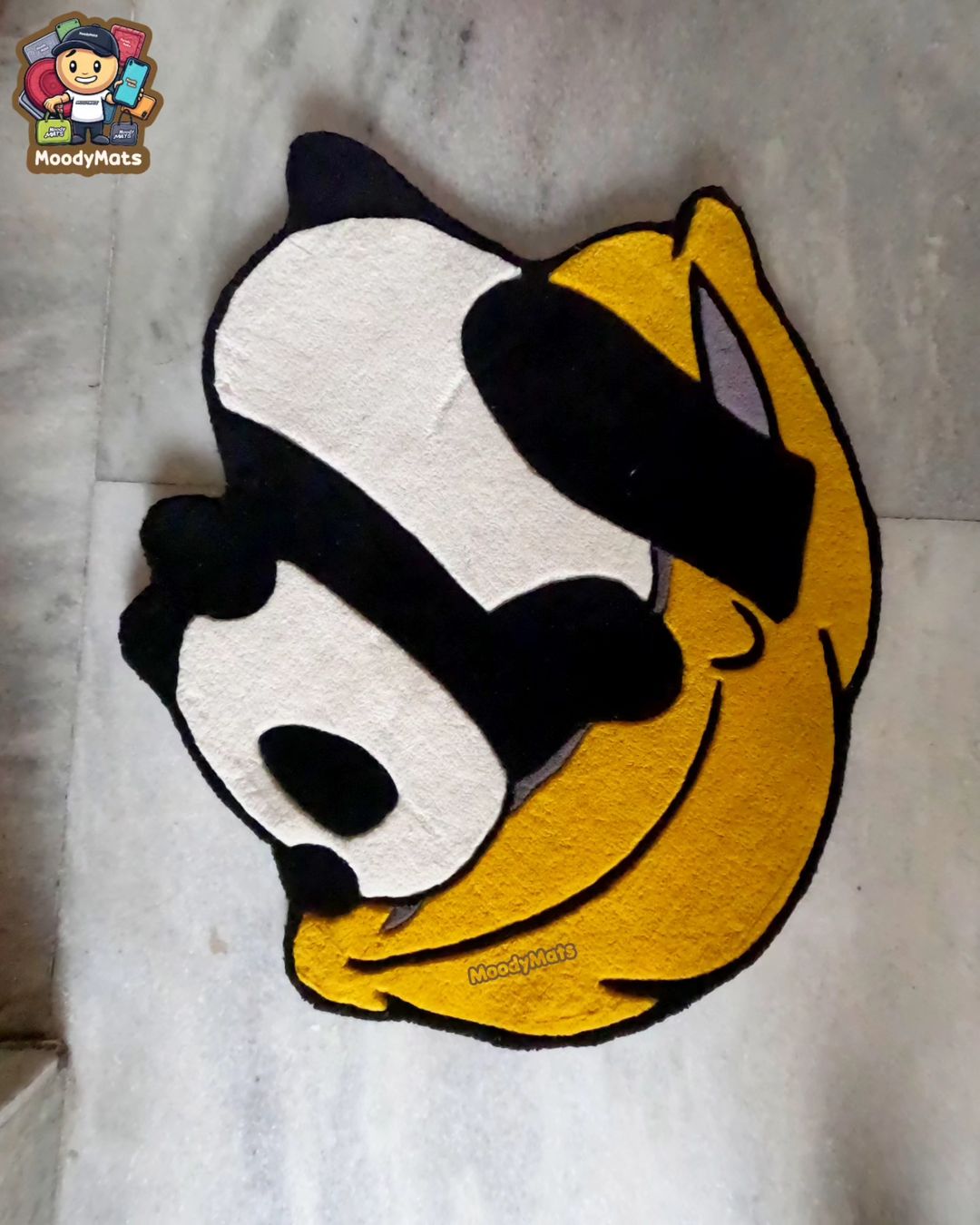 Panda on Pillow Custom Rug