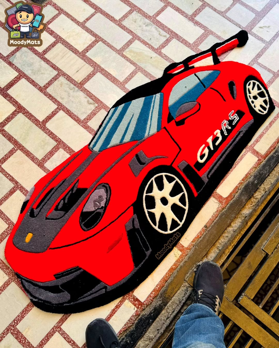 Porsche GT3 Custom Rug