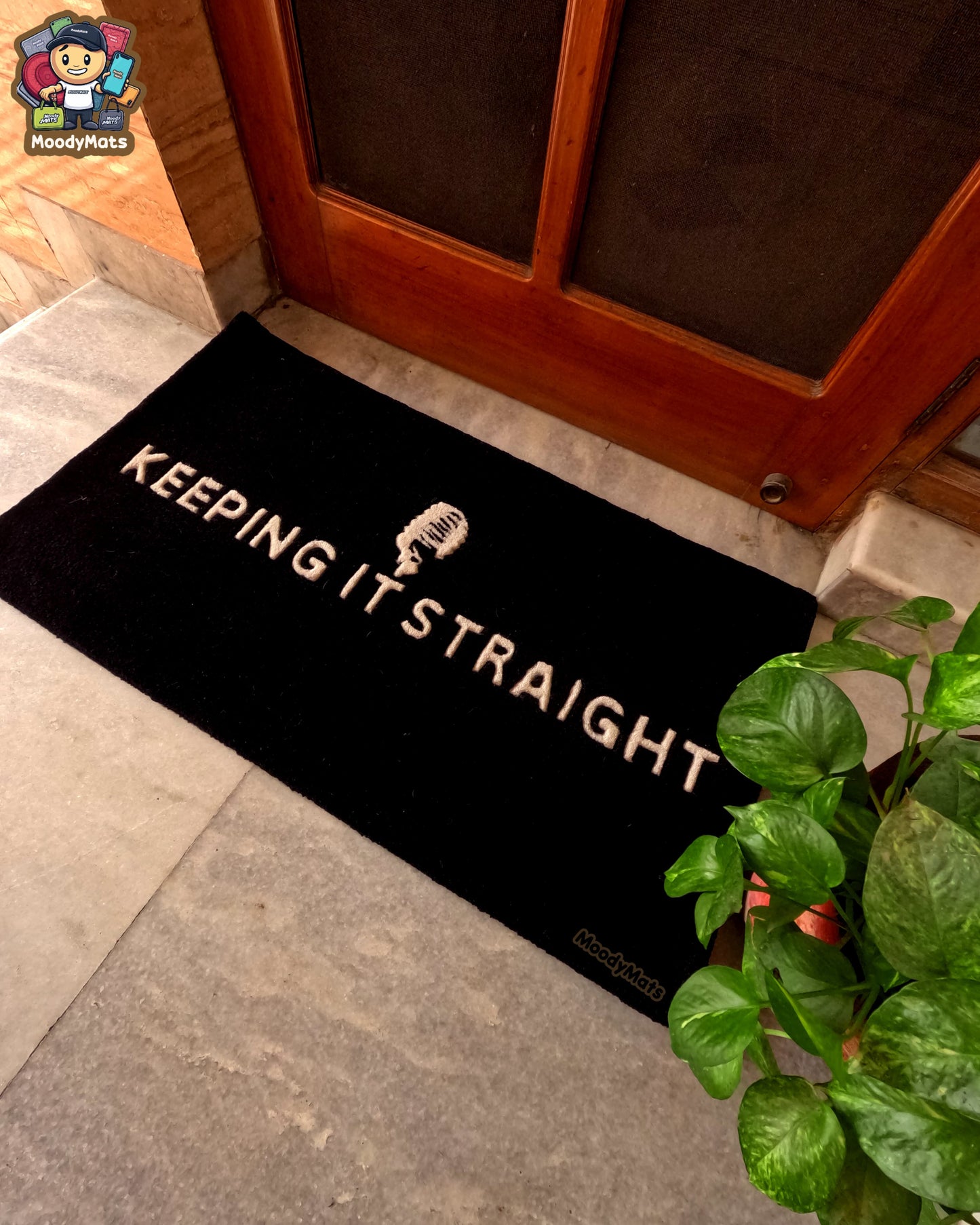 Keeping it Straight Custom Rug