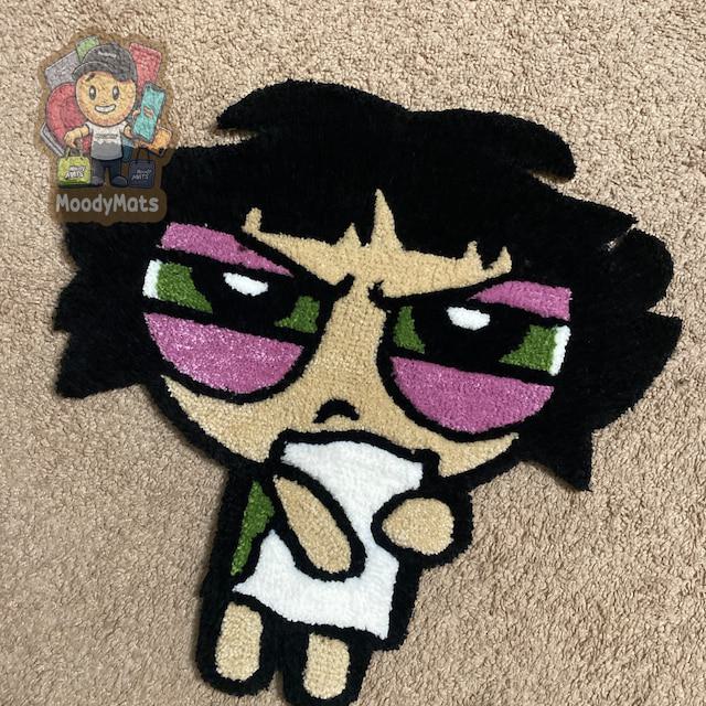 The Powerpuff Sleepy Girl Custom Rug