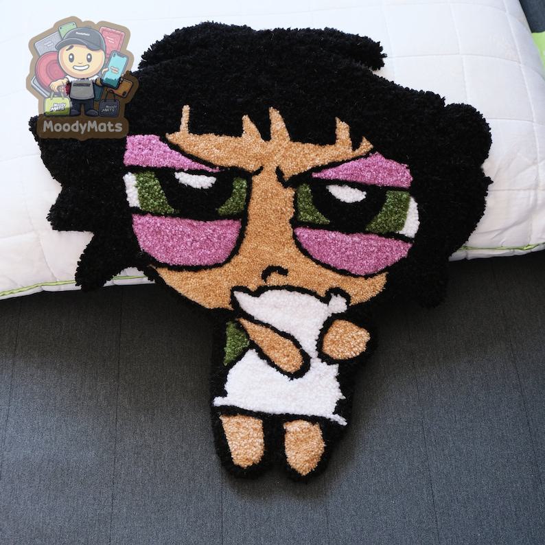 The Powerpuff Sleepy Girl Custom Rug