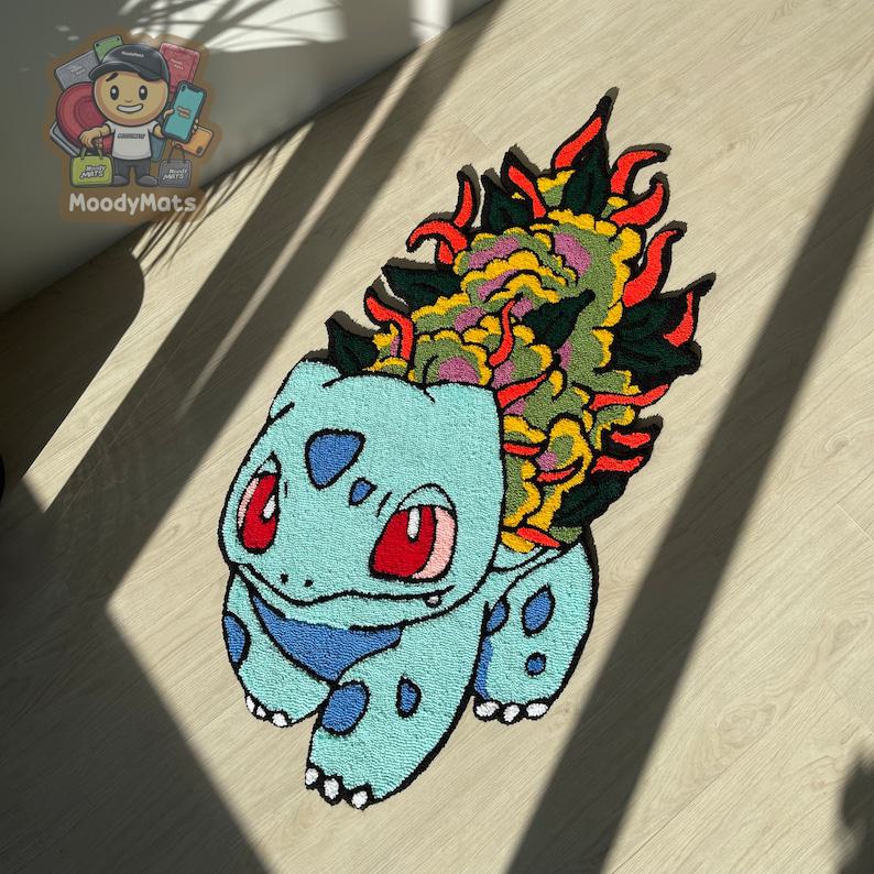 poke Bulbasaur Custom Rug