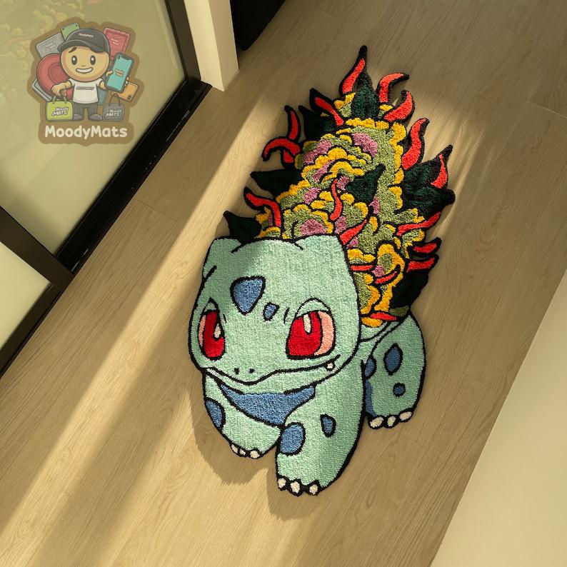 poke Bulbasaur Custom Rug