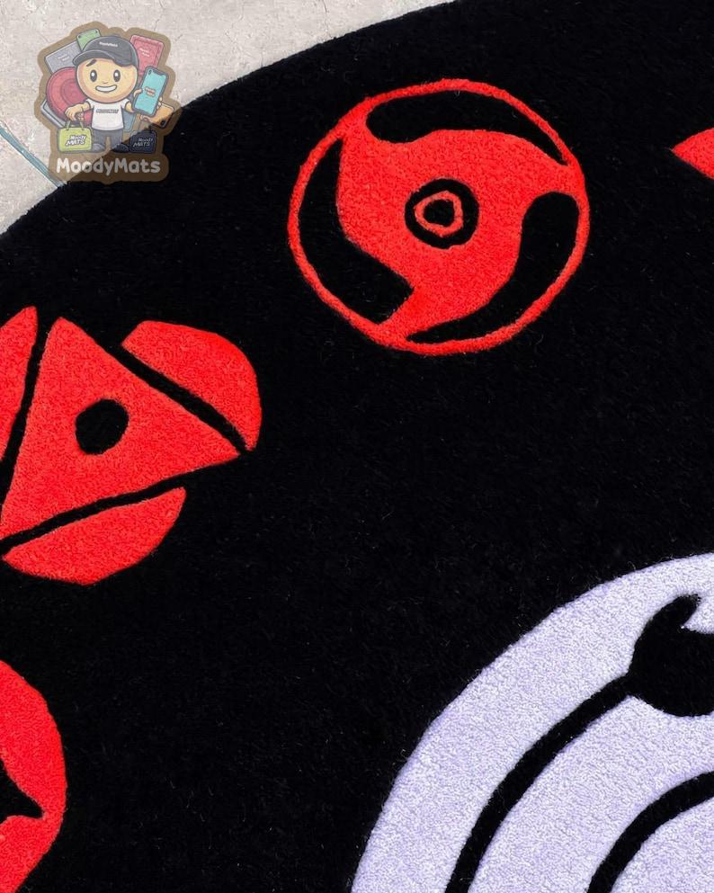 Sharingan Anime Custom Rug