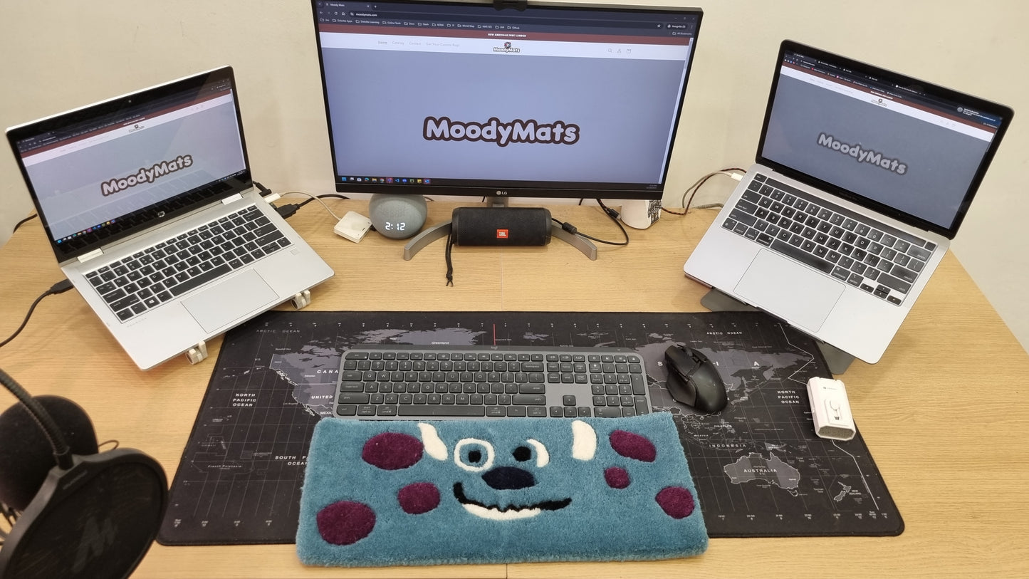Monster Keyboard Rug