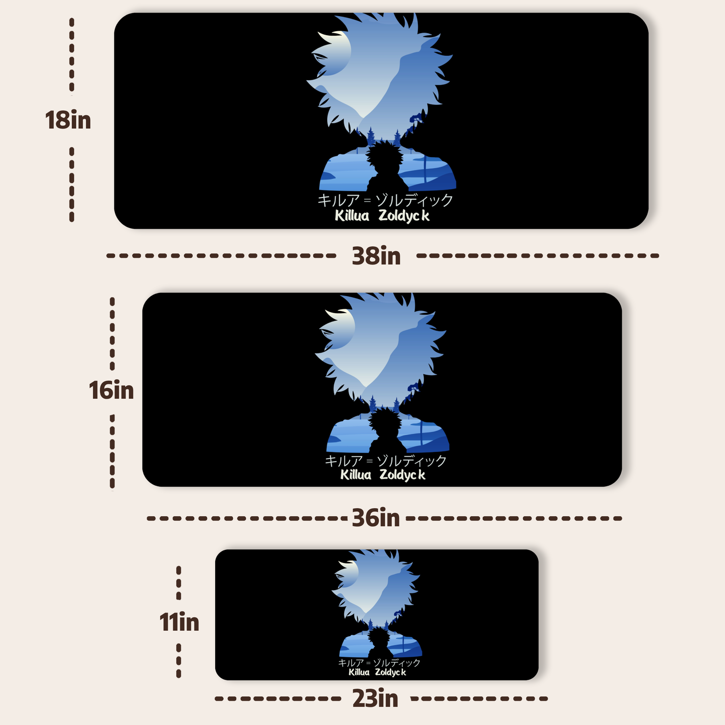Killua-zoldyck deskmat
