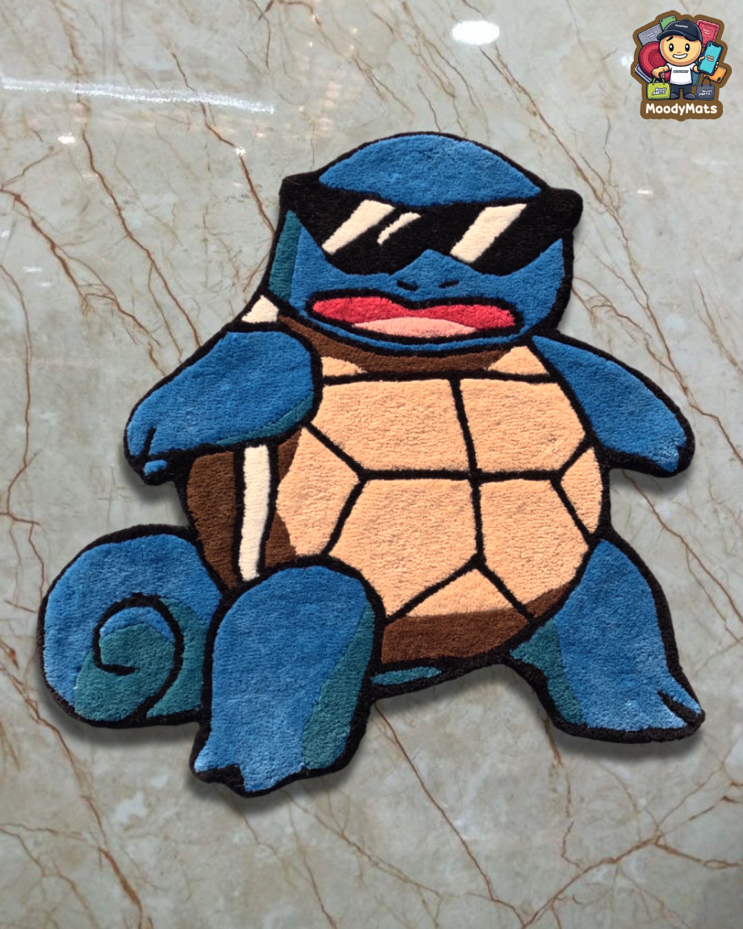 Squirtle Poké Custom Rug – Moody Mats
