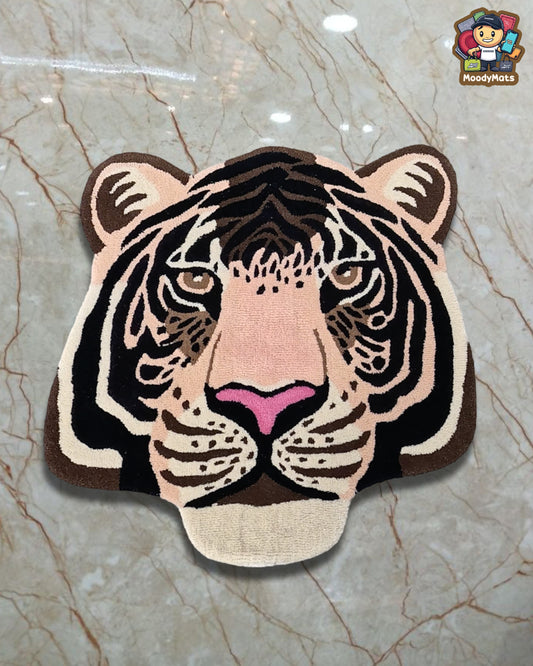 The Tiger Face Custom Rug