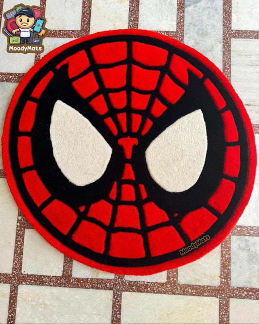 Spider Man Face Custom Rug