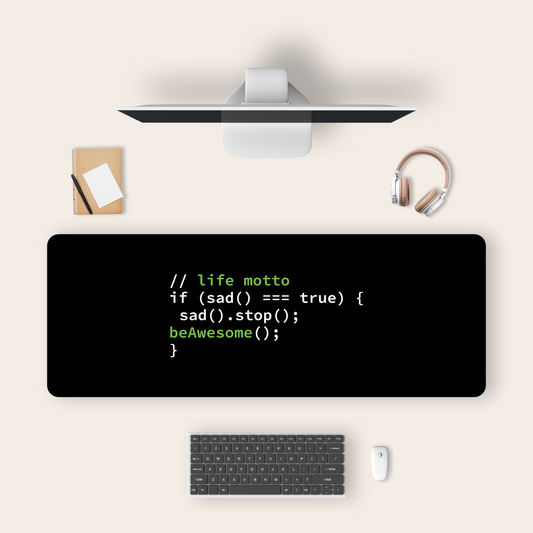 Be Awesome if Code Deskmat