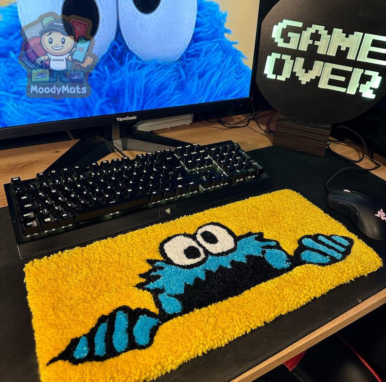 Cookie Monster Keyboard Rug