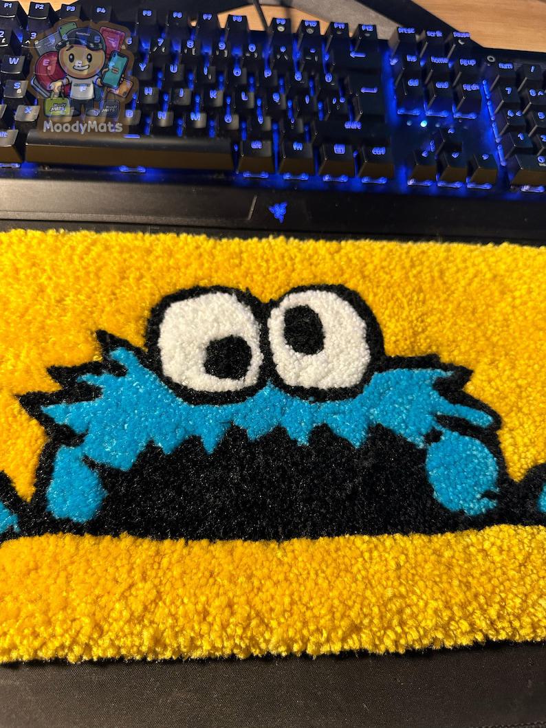 Cookie Monster Keyboard Rug